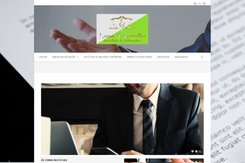 thumbnail relativa ao post Lopes & Carvalho - Site Wordpress